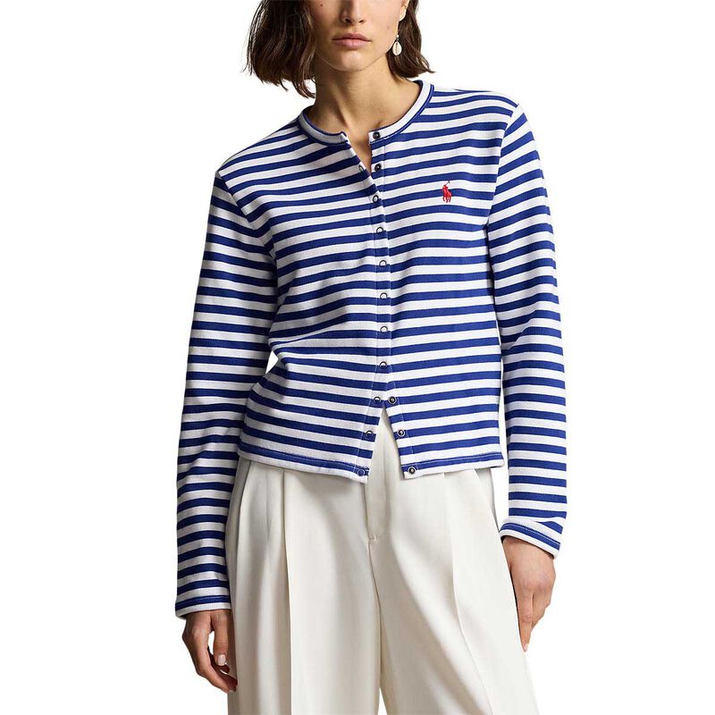 Polo Ralph Lauren Striped French Terry Cardigan image number 0